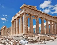 The Parthenon on the Acropolis in Athens
